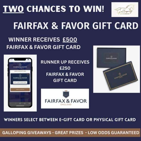 Fairfax and Favor Gift Card- 2 prizes