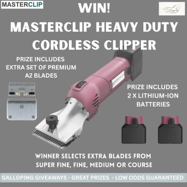 Masterclip HD Roamer Cordless Clippers with Premium A2 Blades