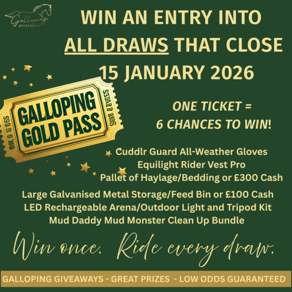 Galloping Gold Pass - 1 Ticket = 6 Chances To Win