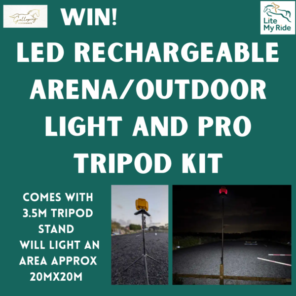 LED Rechargeable Arena/Outdoor Light and Pro Tripod Kit