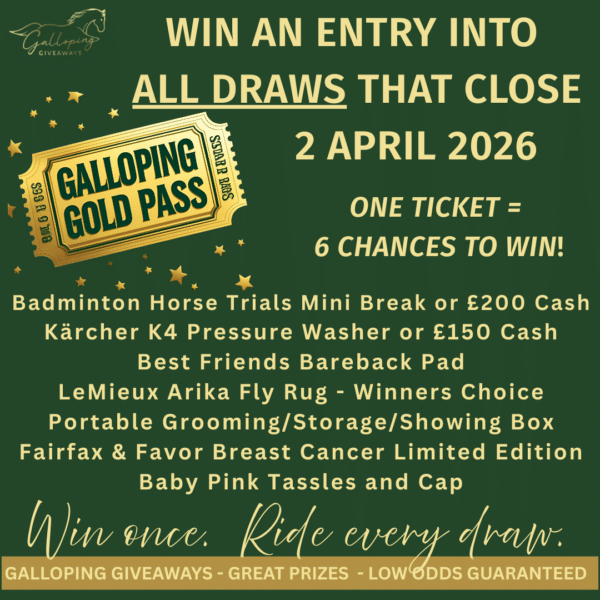 Galloping Gold Pass - 1 Ticket = 6 Chances To Win