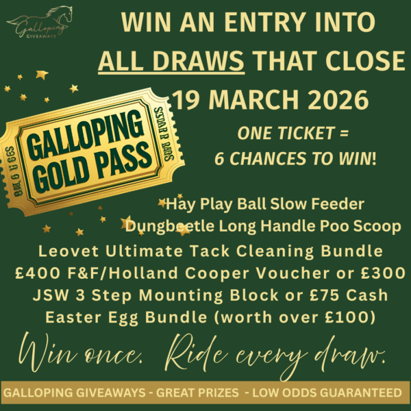 Galloping Gold Pass - 1 Ticket = 6 Chances To Win