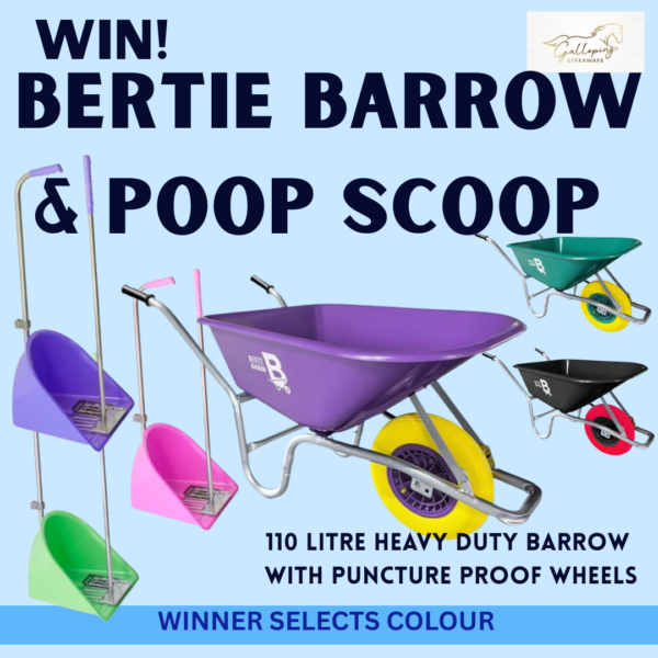 Poop Scoop and Wheelbarrow Set - Winner Selects Colour