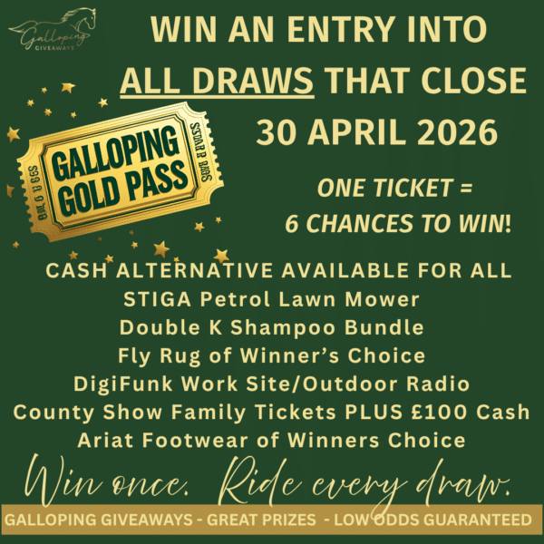 Galloping Gold Pass - 1 Ticket = 6 Chances To Win