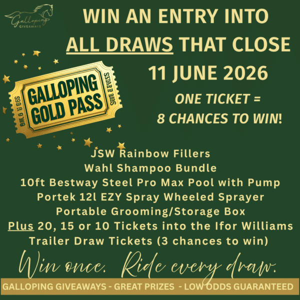 Galloping Gold Pass - 1 Ticket = 8 Chances To Win