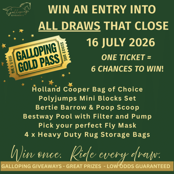 Galloping Gold Pass - 1 Ticket = 6 Chances To Win