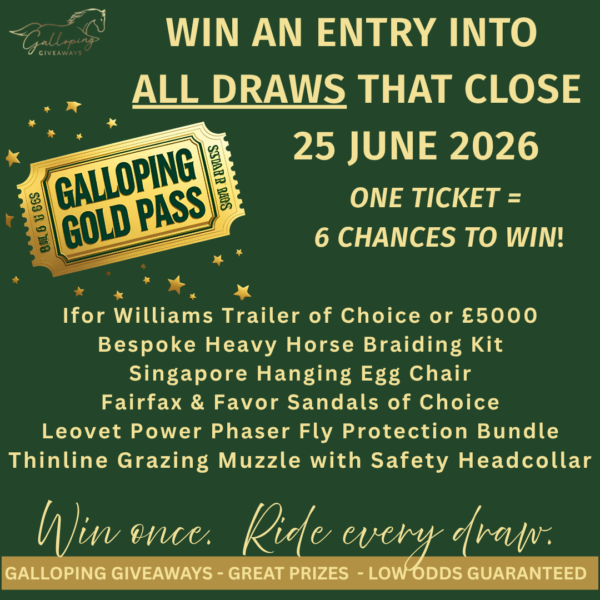 Galloping Gold Pass - 1 Ticket = 6 Chances To Win