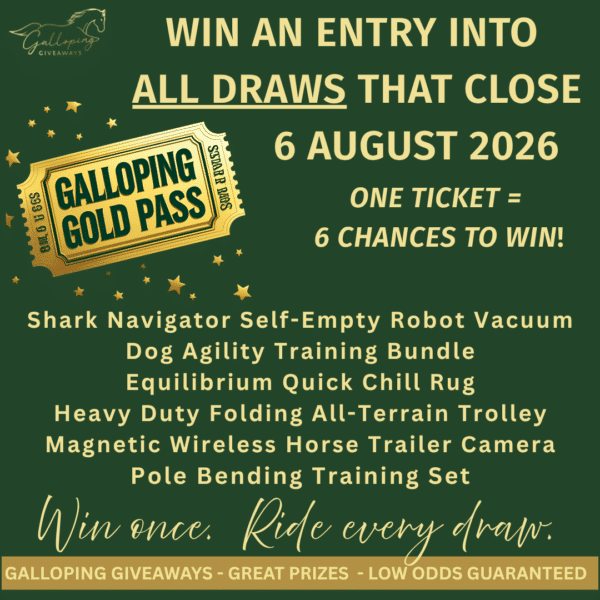 Galloping Gold Pass - 1 Ticket = 6 Chances To Win