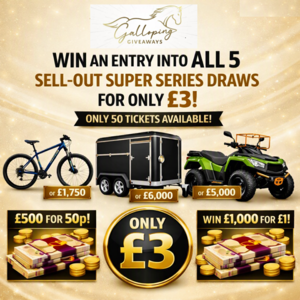 Win an Entry into All Five Super Series Draws for £3