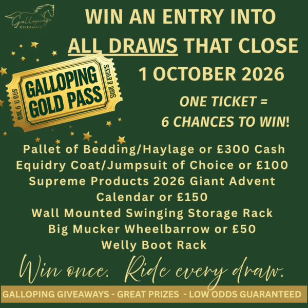 Galloping Gold Pass - 1 Ticket = 6 Chances To Win