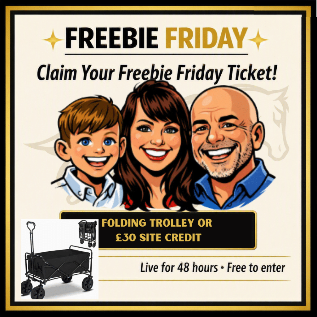 ✨FREEBIE FRIDAY - FOLDING TROLLEY OR SITE CREDIT  - Read the Rules - 75 Free Tickets · 48 Hours Only ⏰