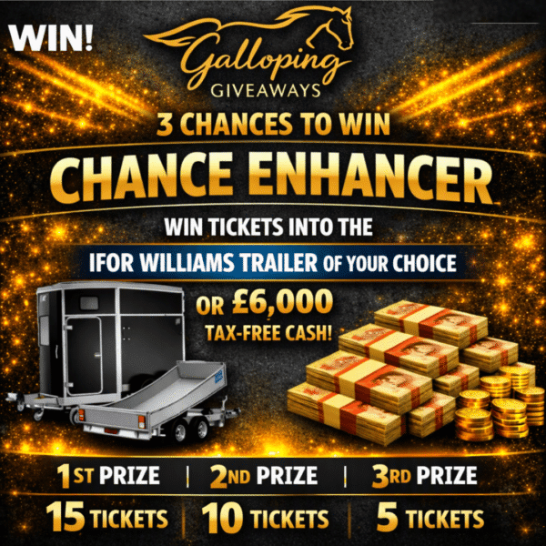 15, 10 or 5 Tickets in the Trailer or £6,000 Cash Competition - 3 winners!!