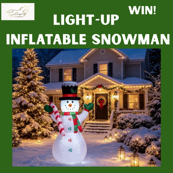 Light-Up Inflatable Snowman